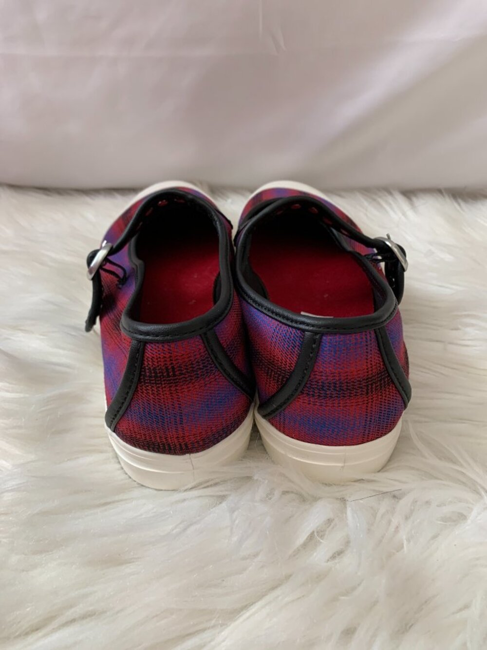 VANS Premium Mary Jane Lowpro Shoe in Chili Pepper Red Sz 10W/8.5M - Picture 4 of 5